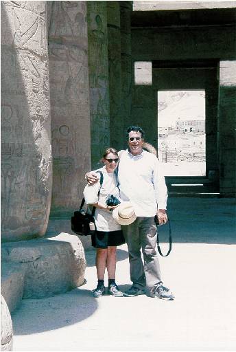 kathy and shane at ramseseum